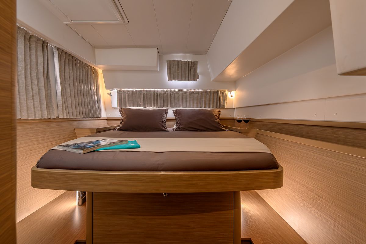 Cabin on Katharina, a Lagoon 42 catamaran at Grad Trogir, Croatia