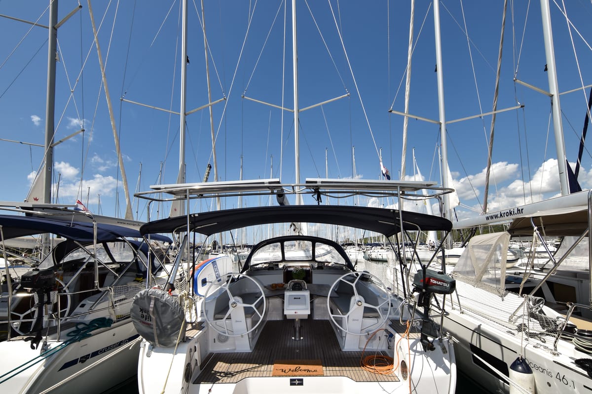 Borgo Erizzo, a Bavaria Cruiser 46 sailboat at Općina Sukošan, Croatia