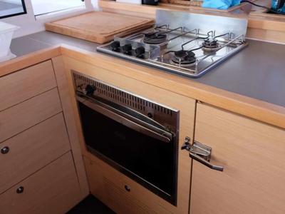 Galley of No name - Whole Yacht, a Lagoon 450 Fly catamaran at Municipal Unit of Lefkada, Greece
