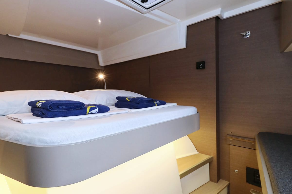 Cabin on Sea Office, a Bali Catspace catamaran at Grad Trogir, Croatia