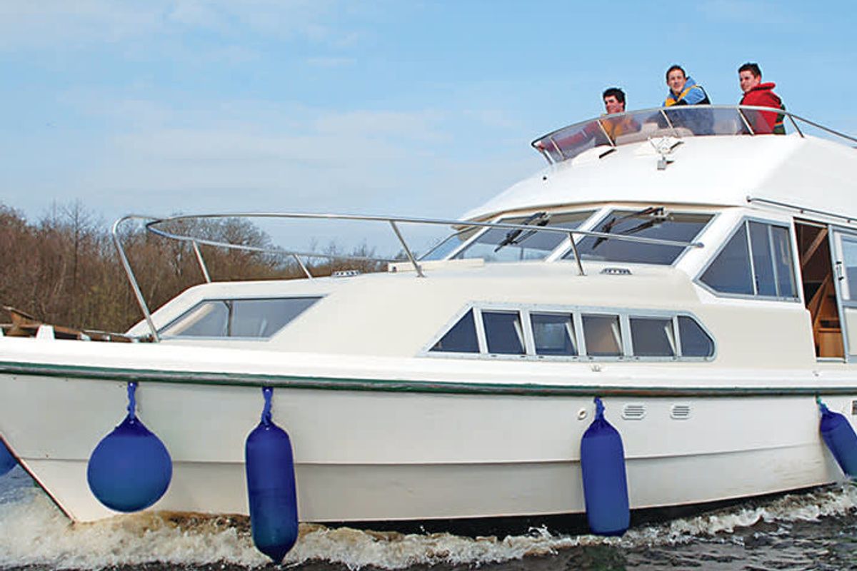 Exterior view of Shannon Star - Budget 12, a Cygnet Shannon Star motorboat at Connaught Harbour, Ireland