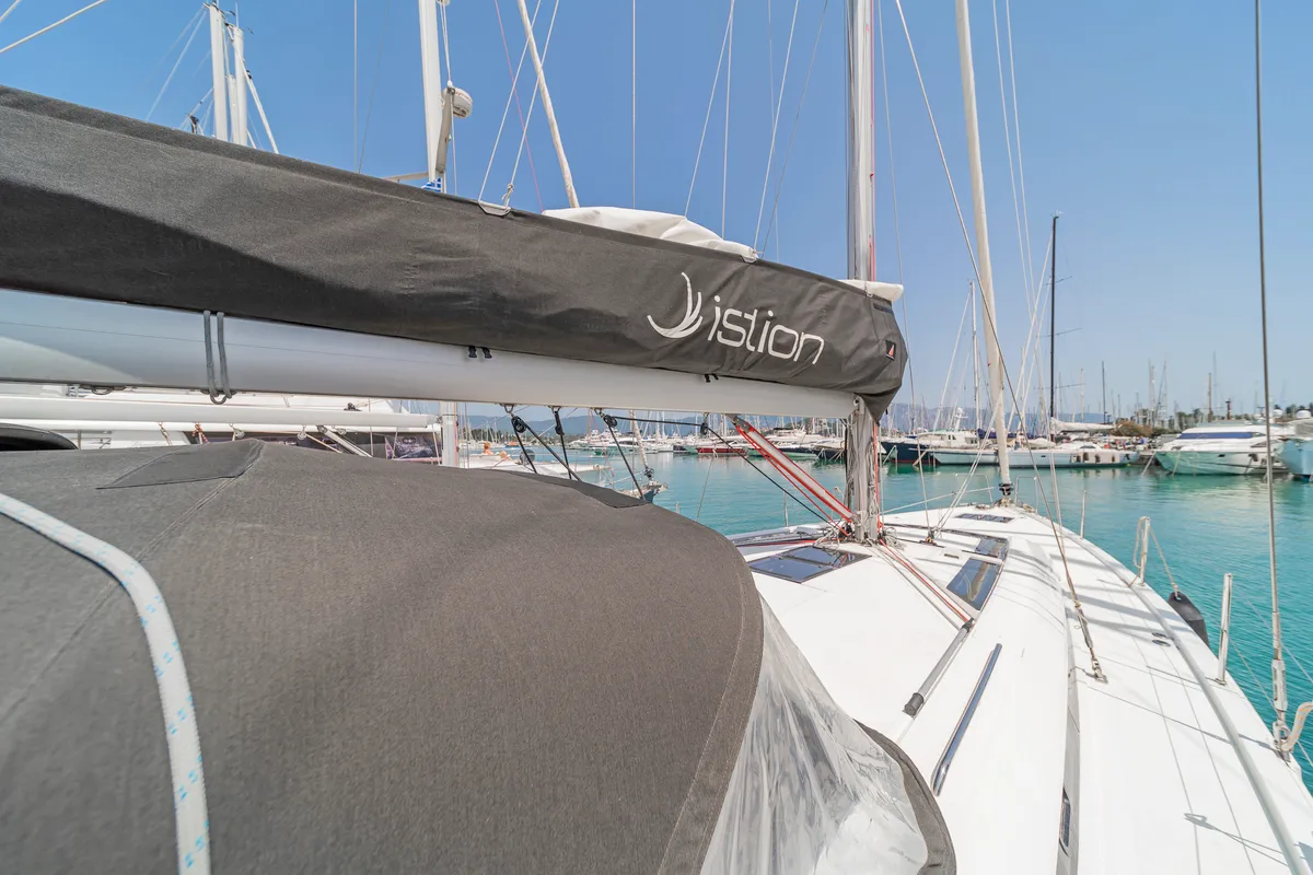 Babakita, a Beneteau Oceanis 51.1 sailboat at Gouvia, Greece