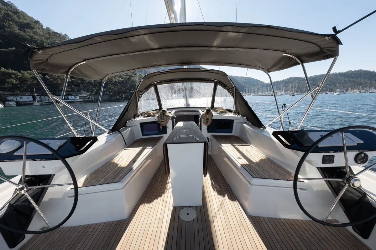 Los Angeles, a Dufour 41 sailboat at Fethiye, Turkey