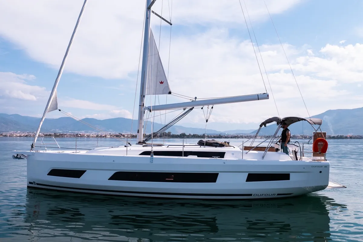 Los Angeles, a Dufour 41 sailboat at Fethiye, Turkey