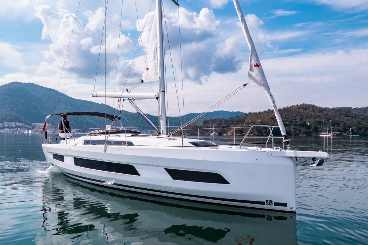 Los Angeles, a Dufour 41 sailboat at Fethiye, Turkey