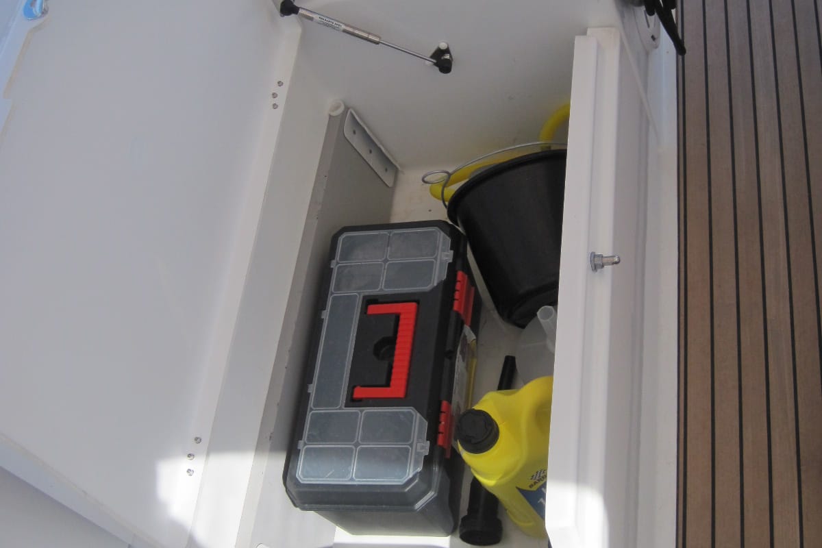 Erminia, a Jeanneau Sun Odyssey 440 sailboat at Capo d'Orlando, Italy