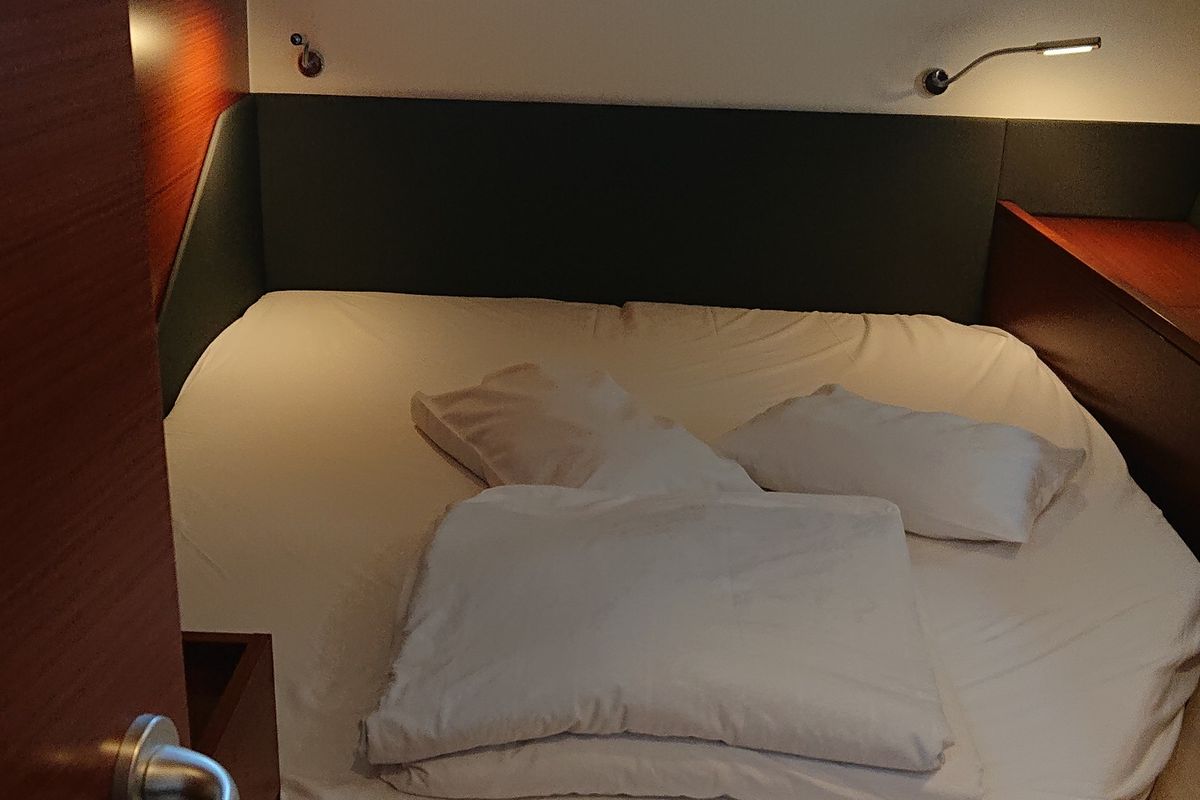 Cabin on Vaya, a Hanse Yachts Hanse 460 sailboat at Općina Medulin, Croatia