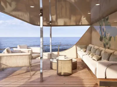 Monique cabin 2, a Power Power Catamaran catamaran at Baltra, Ecuador