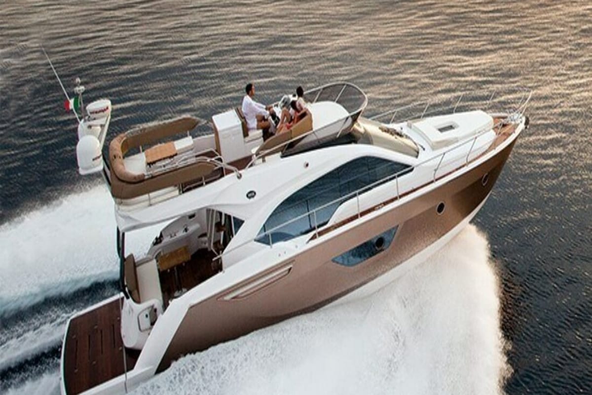 Exterior view of Sid One, a Sessa Marine Sessa Fly 47 yacht at Grad Šibenik, Croatia