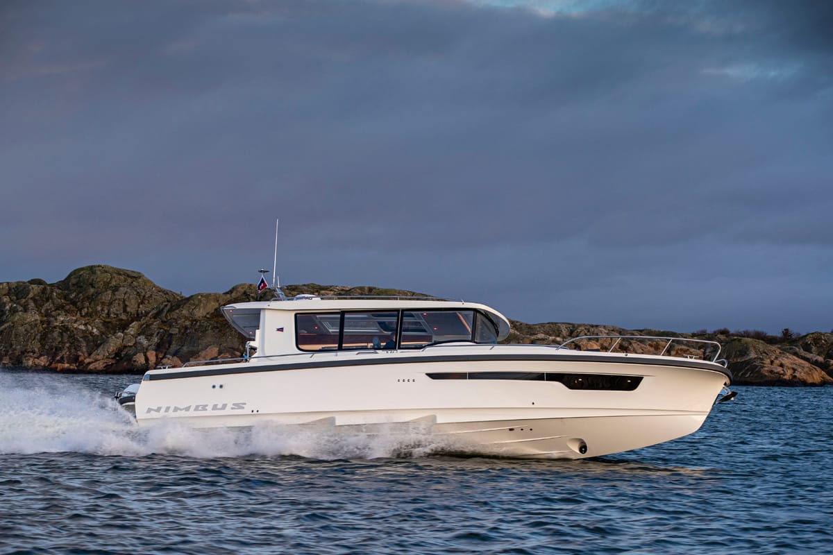 POSEIDON, a Nimbus Commuter C11 motorboat at Split, Croatia