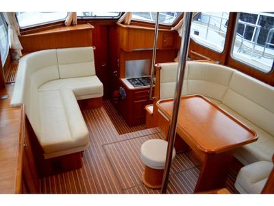 Salon of Drait 116, a De Drait DeLuxe 42 motorboat at Woudsend, Netherlands