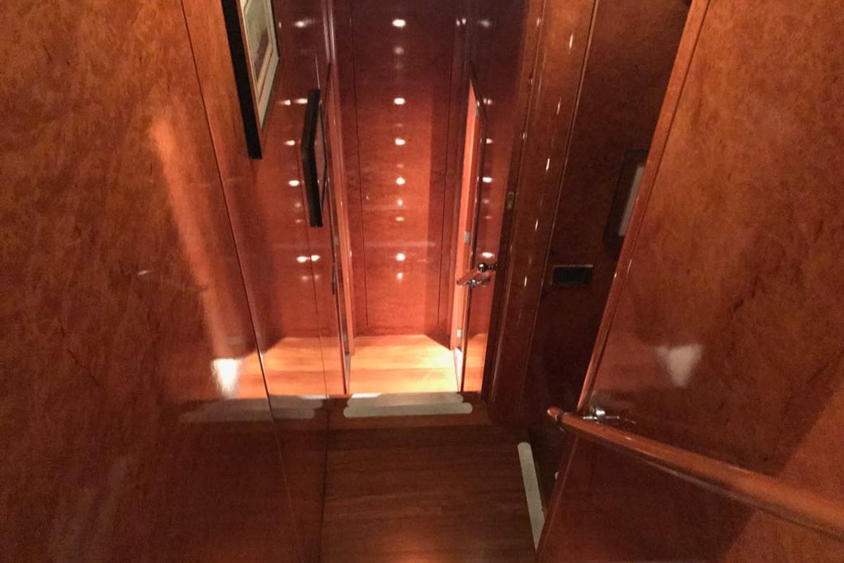 Teddy Bear, a Cantieri di Pisa Pegasus 80 yacht at Olbia, Italy