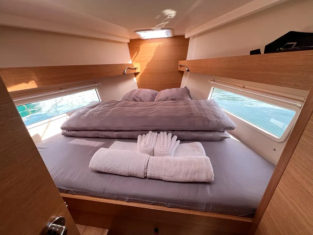 Cabin on GAIA, a AD Boats Salona 46 sailboat at Grad Kaštela, Croatia