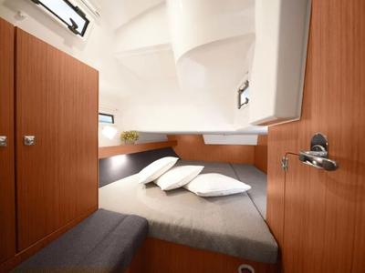 Cabin on Marea, a Bavaria Cruiser 41 sailboat at Municipal Unit of Lefkada, Greece