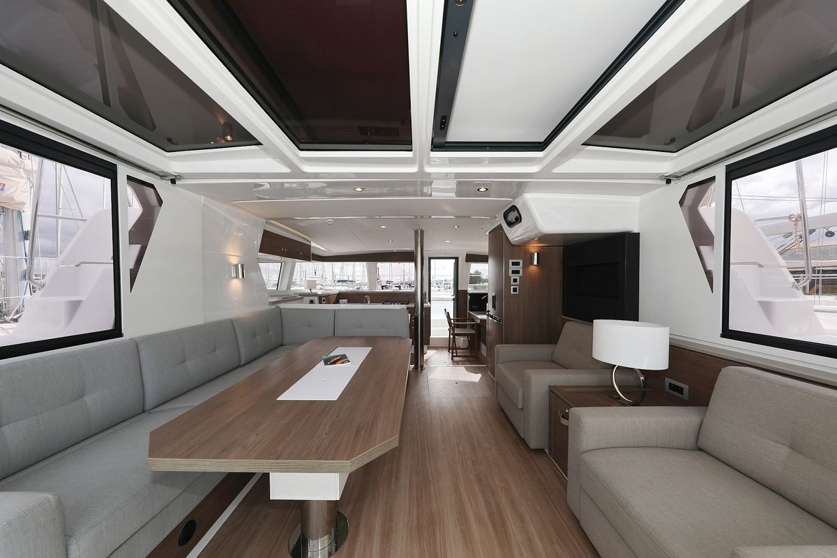 Salon of Sunlight, a Bali 4.2 OW catamaran at Općina Sveti Filip i Jakov, Croatia