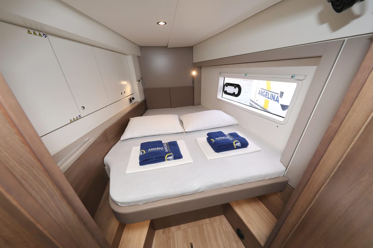 Cabin on Sunlight, a Bali 4.2 OW catamaran at Općina Sveti Filip i Jakov, Croatia