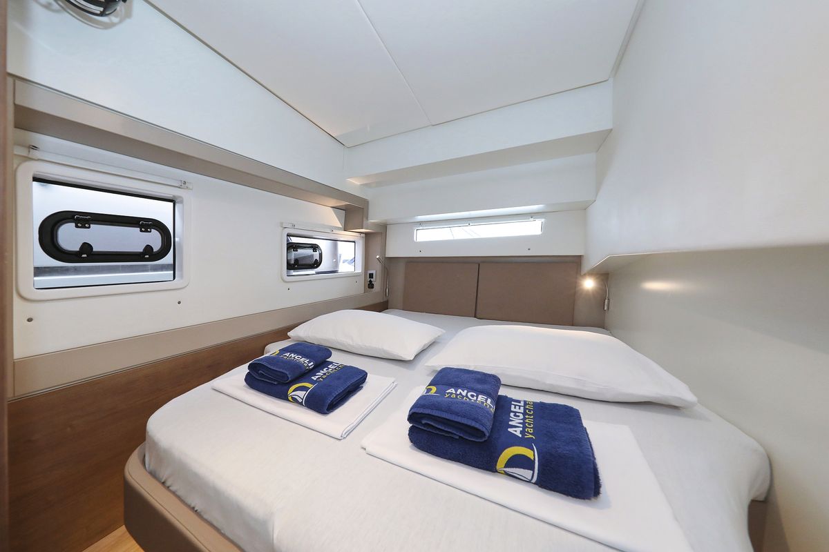 Cabin on Sunlight, a Bali 4.2 OW catamaran at Općina Sveti Filip i Jakov, Croatia