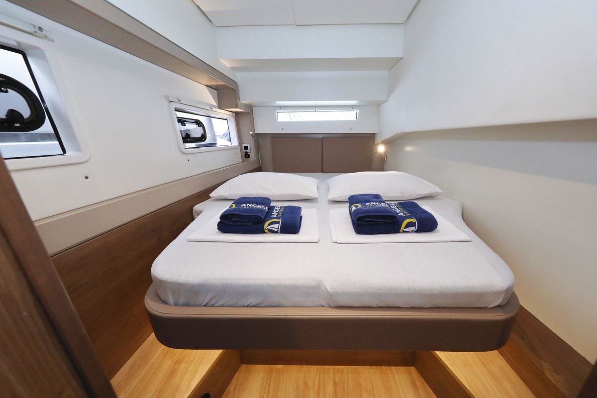 Cabin on Sunlight, a Bali 4.2 OW catamaran at Općina Sveti Filip i Jakov, Croatia