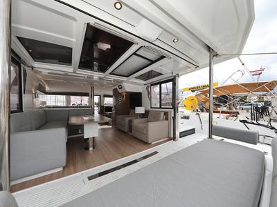 Salon of Sunlight, a Bali 4.2 OW catamaran at Općina Sveti Filip i Jakov, Croatia