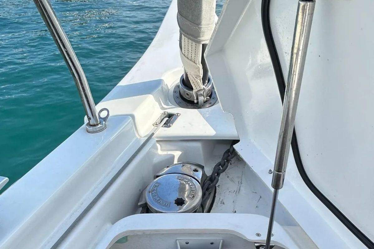 TITI, a Beneteau First 44 sailboat at Lavreotiki Municipal Unit, Greece