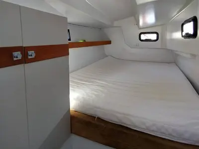 Cabin on Yume, a RM Yachts RM 10.60 sailboat at Saint-Cast-le-Guildo, France