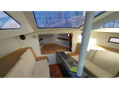 Salon of Yume, a RM Yachts RM 10.60 sailboat at Saint-Cast-le-Guildo, France