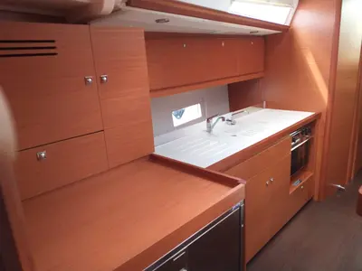 Galley of Fenera, a Dufour 430 sailboat at Općina Medulin, Croatia