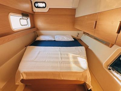 Cabin on Jomo, a Bali Catspace catamaran at Fethiye, Turkey