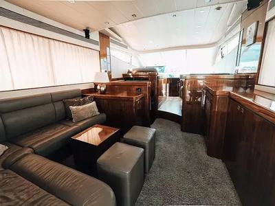 Salon of Premium, a Elegance 60 Fly yacht at Općina Pakoštane, Croatia