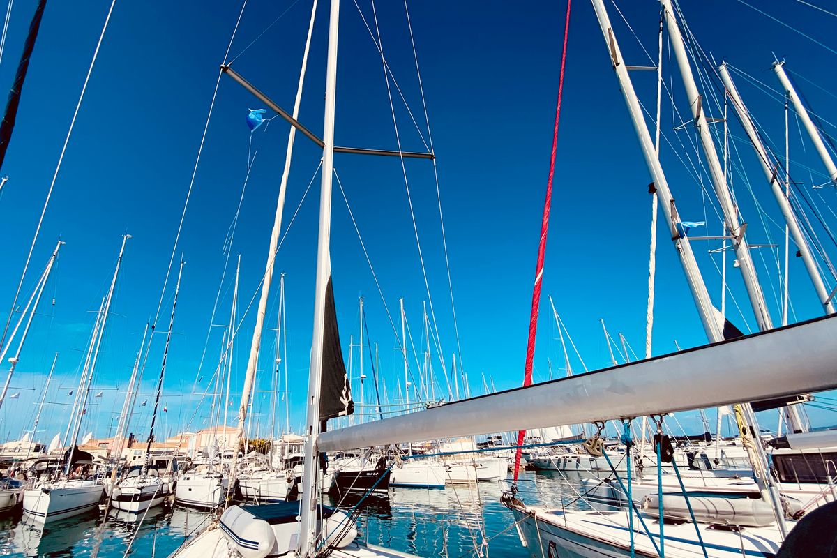 Exterior view of Christina (Pax 12) , a Beneteau Cyclades 50.5 sailboat at Municipal Unit of Lefkada, Greece