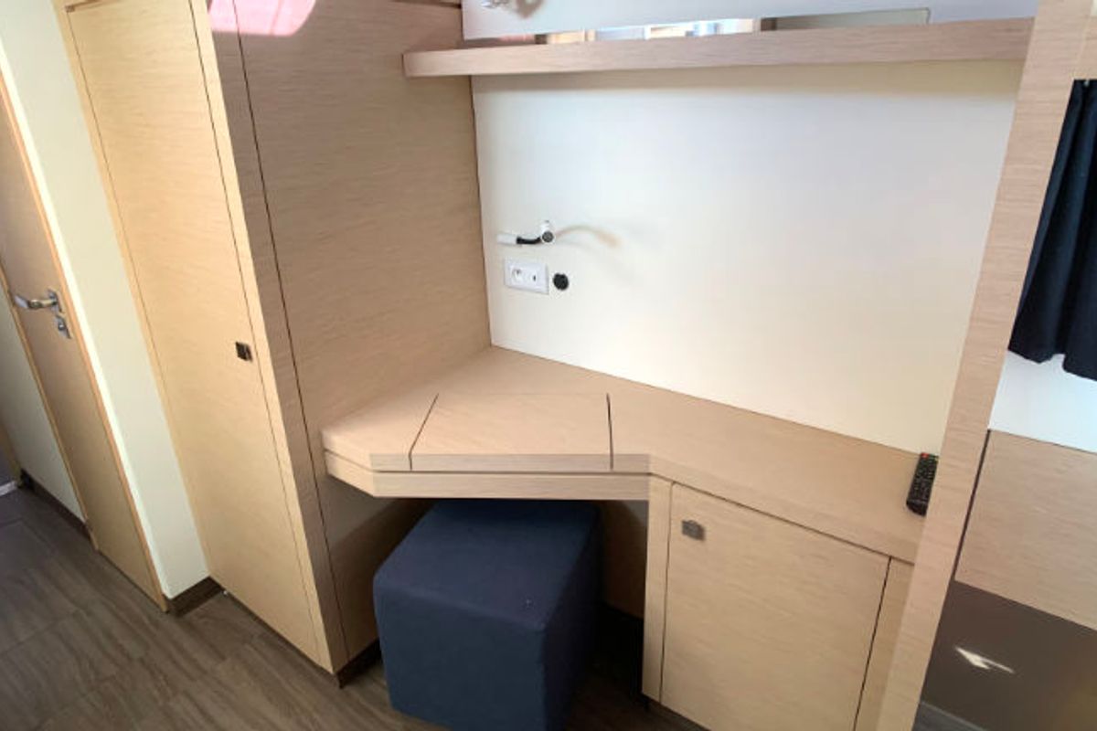Idefix, a Fountaine Pajot Lucia 40 catamaran at Općina Rogoznica, Croatia