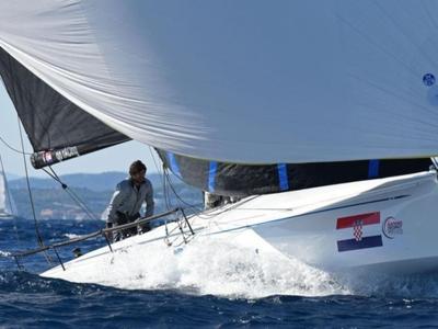 Exterior view of 002, a Nautor ClubSwan 36 sailboat at Split, Croatia