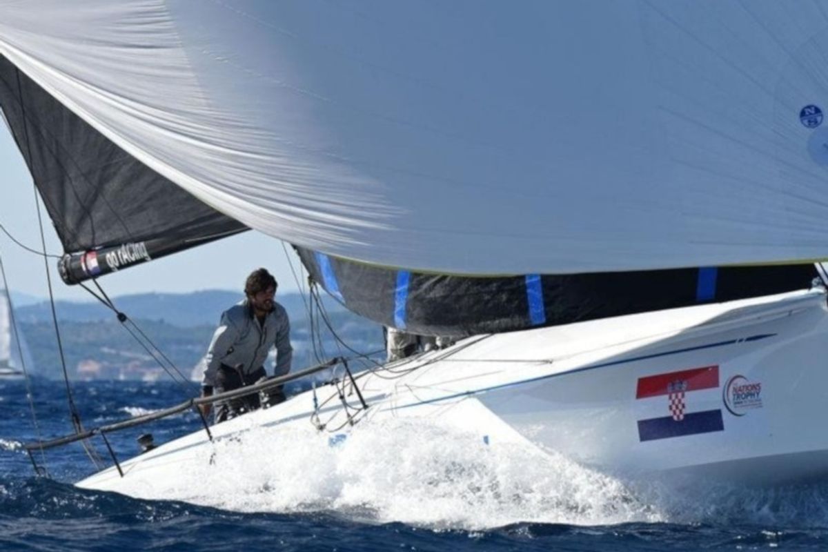 Exterior view of 002, a Nautor ClubSwan 36 sailboat at Split, Croatia