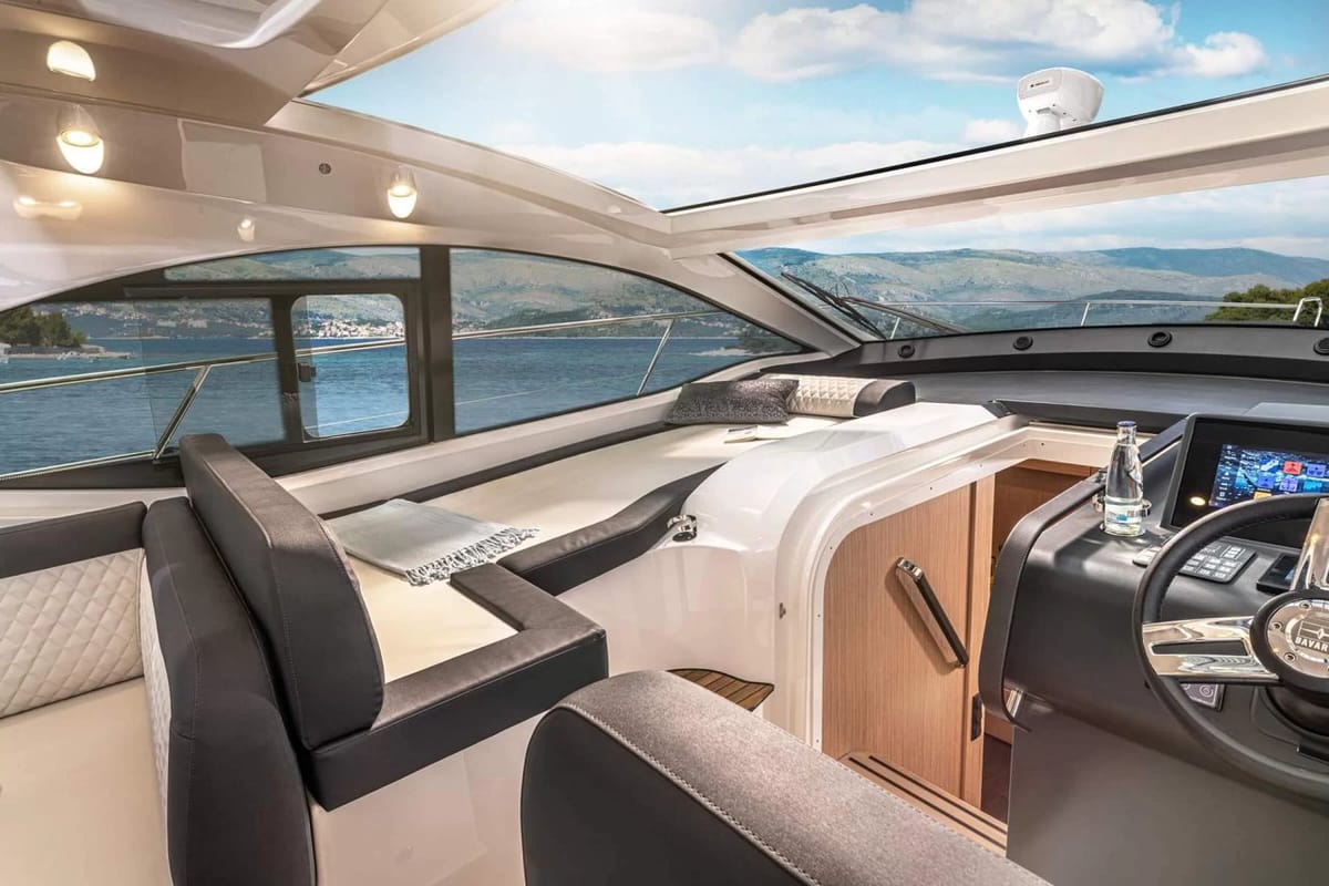 Skyfall, a Bavaria SR41 yacht at Punat, Croatia