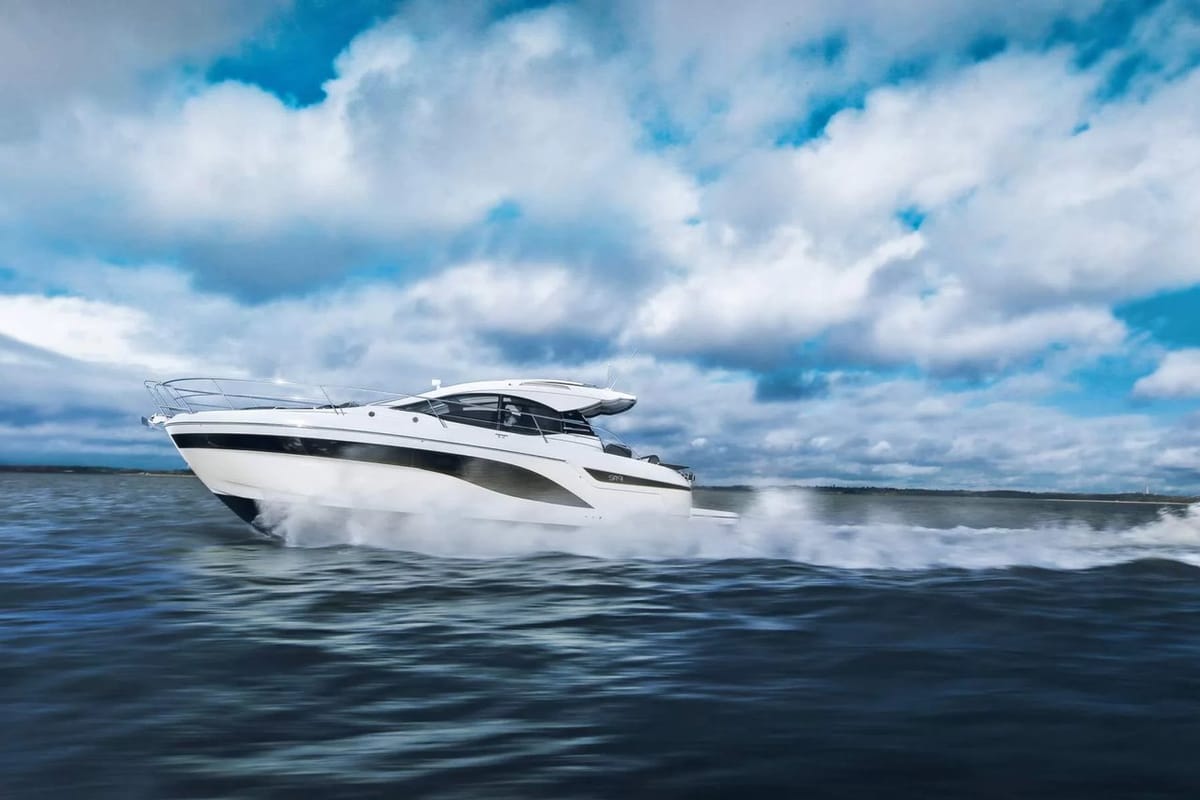 Skyfall, a Bavaria SR41 yacht at Punat, Croatia