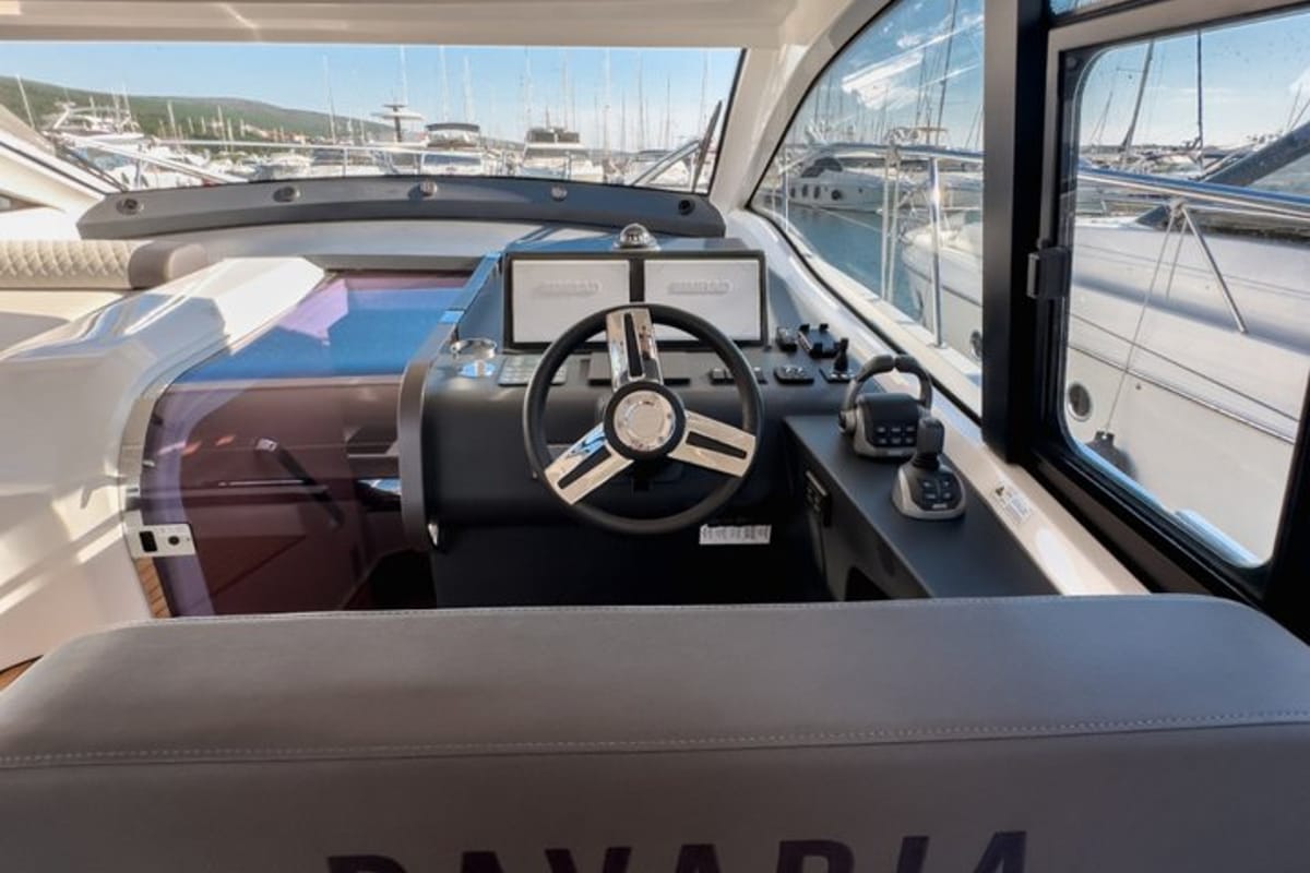 Skyfall, a Bavaria SR41 yacht at Punat, Croatia
