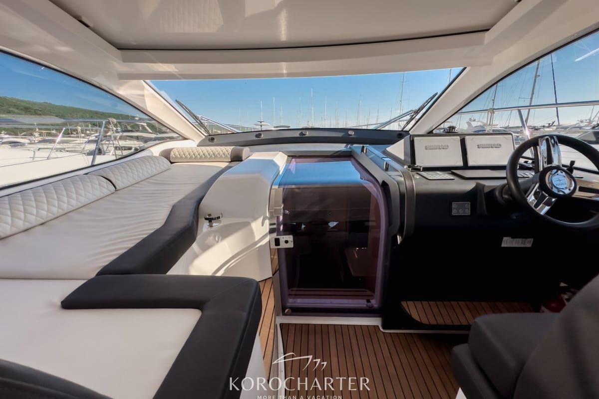 Skyfall, a Bavaria SR41 yacht at Punat, Croatia