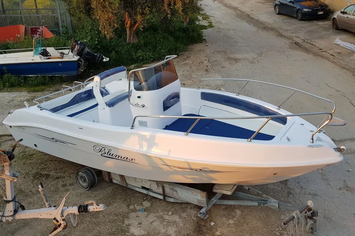 Exterior view of Dory - Blue, a Gulet Blumax 19 Pro motorboat at Livorno, Italy