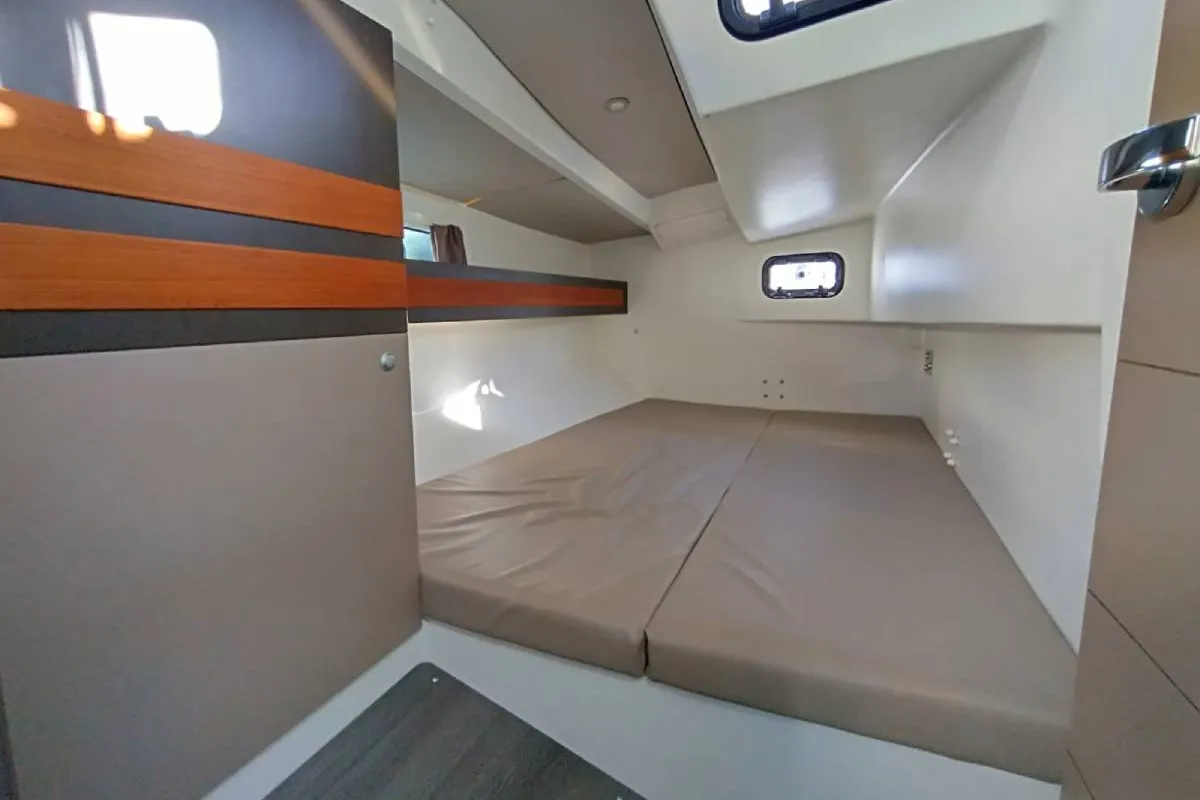 Cabin on Bag Dir 3, a RM Yachts RM 1070 sailboat at Saint-Cast-le-Guildo, France