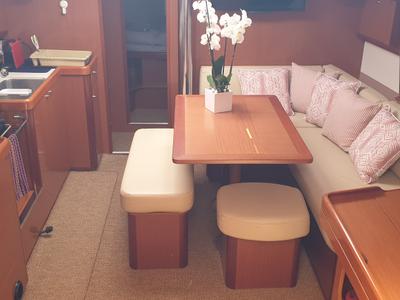 Salon of Sail La vie, a Beneteau Oceanis 46 sailboat at Athens, Greece