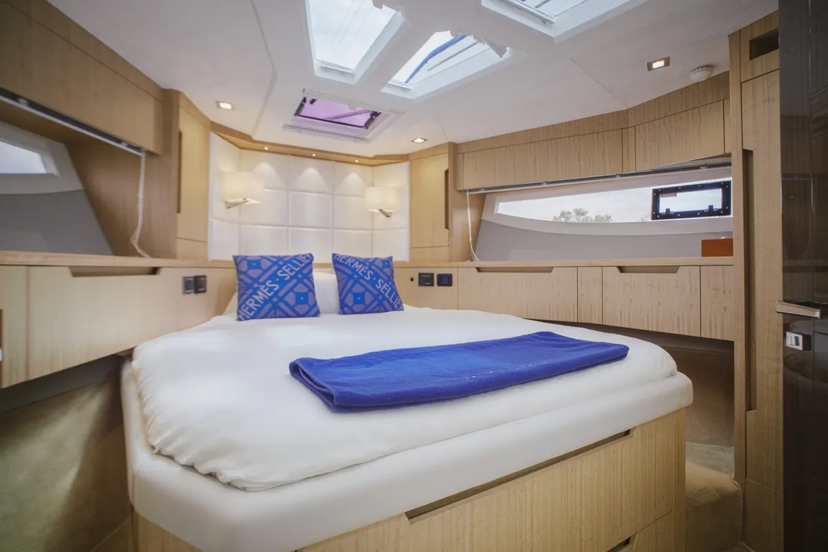 Liquid Asset, a Galeon Galeon 500 Fly yacht at Ko Kaeo, Thailand