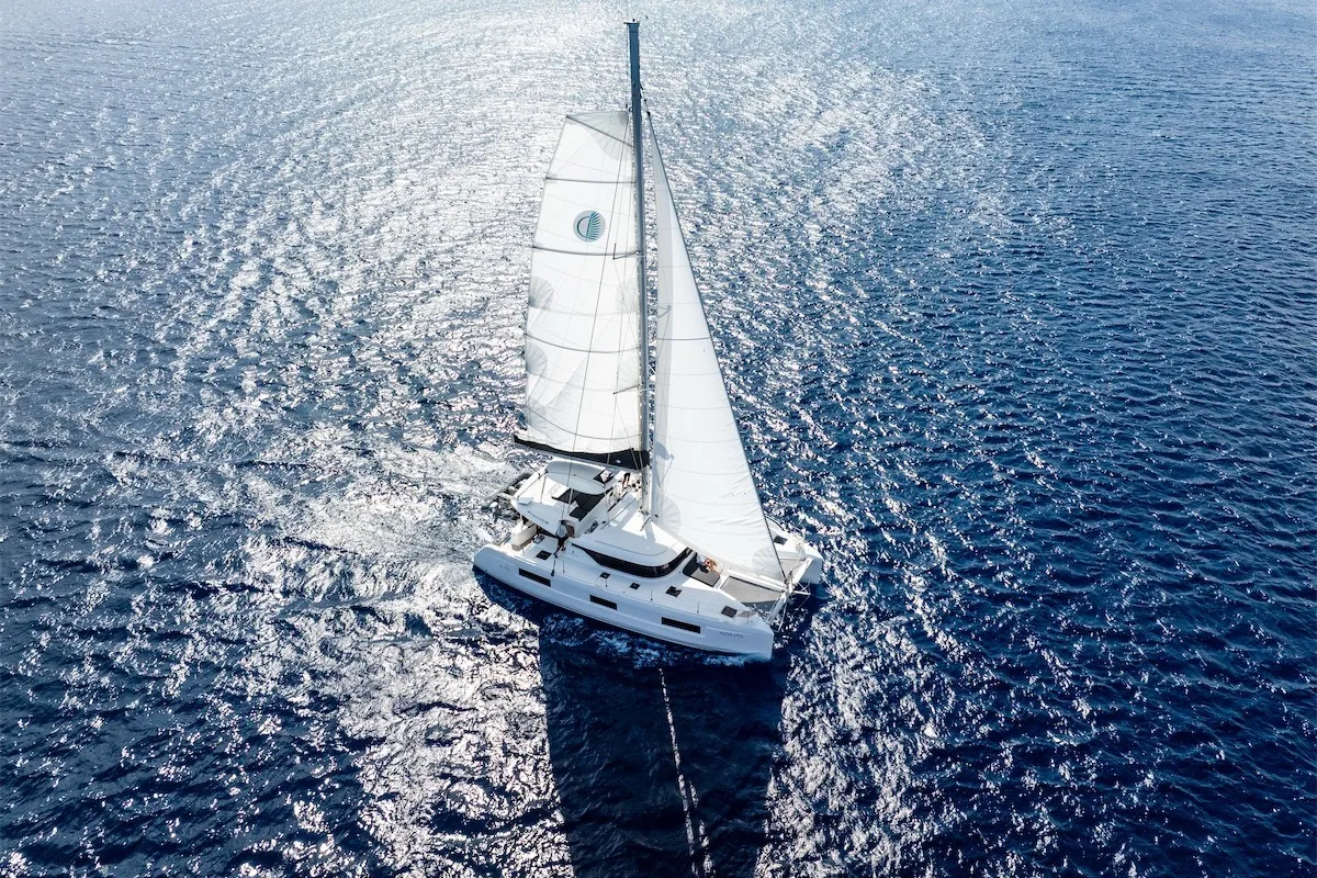 Premium, a Lagoon Lagoon 46 catamaran at Ta' Xbiex, Malta