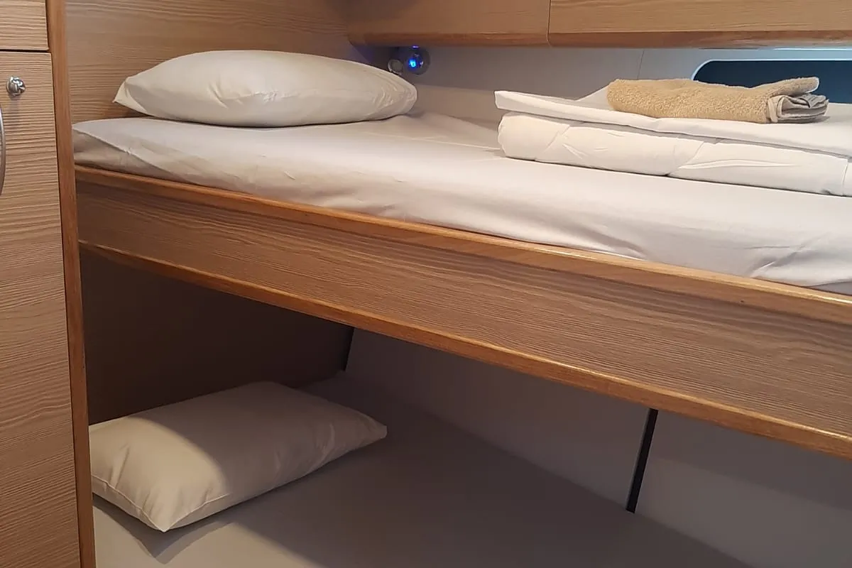 Cabin on My Wave, a D&D Kufner 54 Exclusive sailboat at Grad Trogir, Croatia