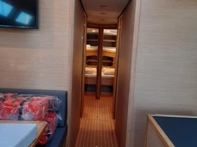 Salon of My Wave, a D&D Kufner 54 Exclusive sailboat at Grad Trogir, Croatia