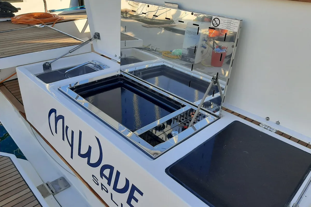 My Wave, a D&D Kufner 54 Exclusive sailboat at Grad Trogir, Croatia