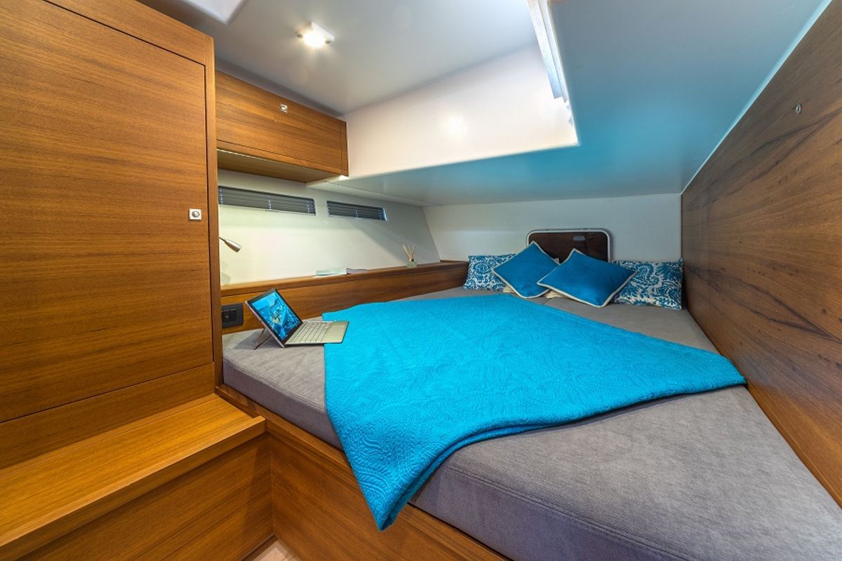 Cabin on Nadja, a More Boats More 55 sailboat at Seget Donji, Croatia