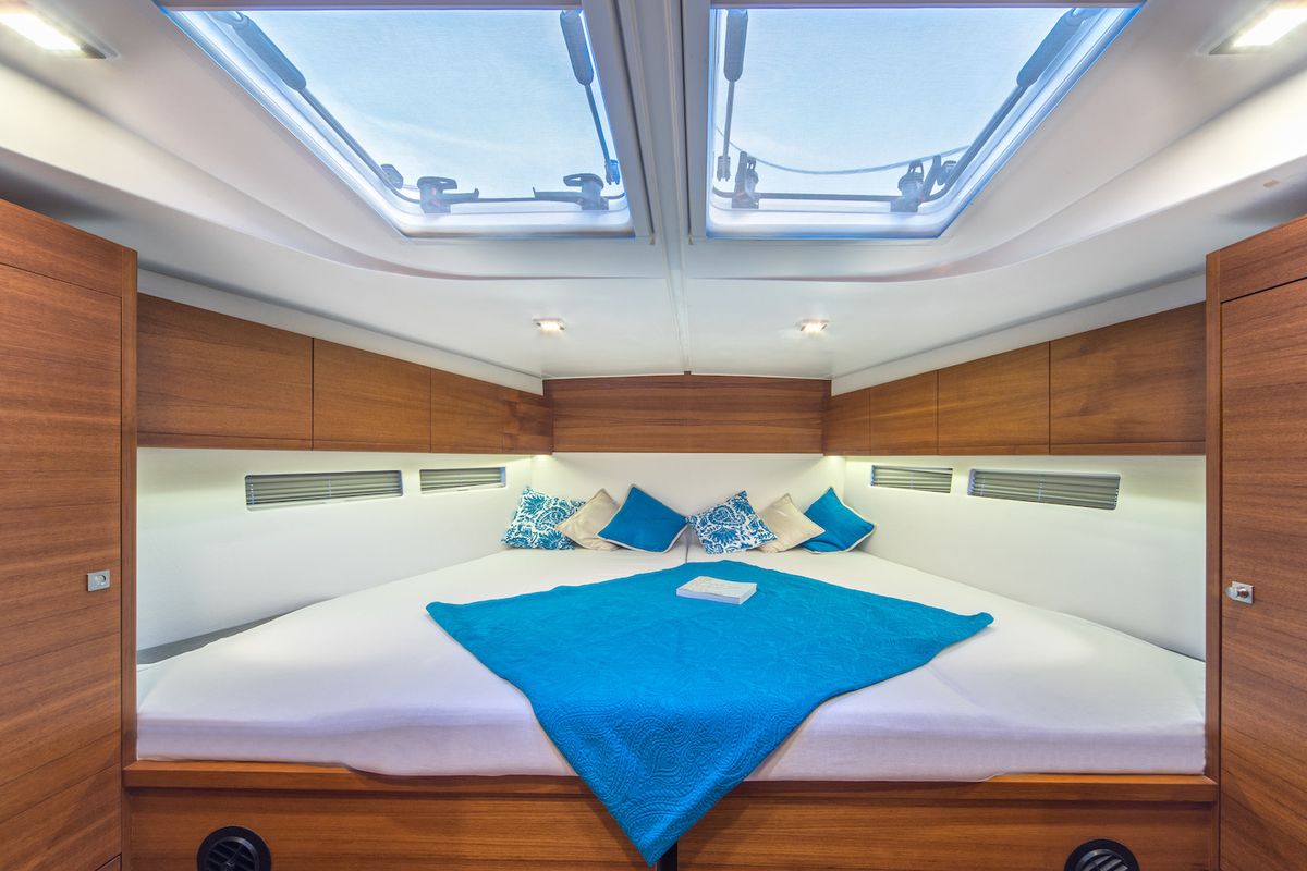 Cabin on Nadja, a More Boats More 55 sailboat at Seget Donji, Croatia