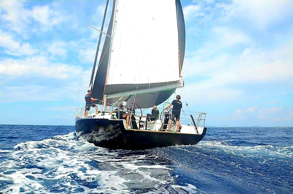 Exterior view of Nadja, a More Boats More 55 sailboat at Seget Donji, Croatia
