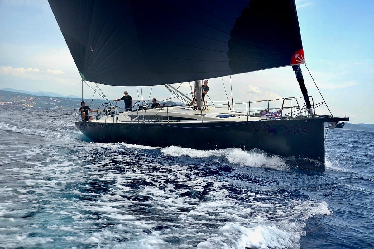 Exterior view of Nadja, a More Boats More 55 sailboat at Seget Donji, Croatia