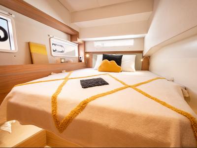Cabin on Junior Mary 1, a Bali 4.2 catamaran at Municipal Unit of Palairos, Greece